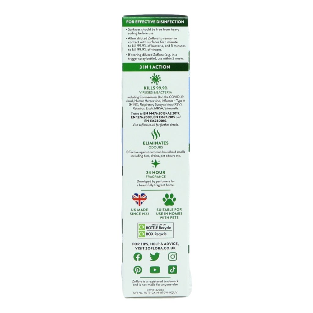 Zoflora Disinfectant 120ml Linen Fresh - Intamarque - Wholesale 5011309276176