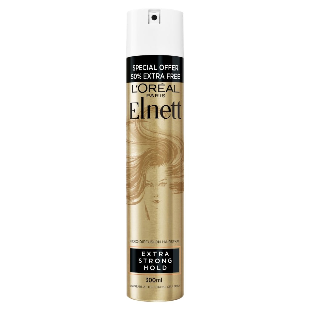 L'Oreal Elnett 200ml + 100ml Extra Strong Hairspray - Intamarque - Wholesale 5011408060126