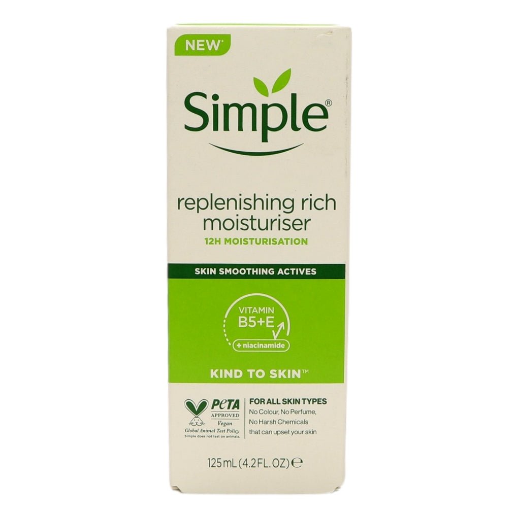 Simple Rich Moisturiser 125ml - Intamarque - Wholesale 5011451103948