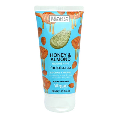 Beauty Formulas Honey and Almond Facial Scrub - Intamarque - Wholesale 5012251009980