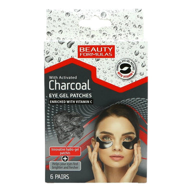 Beauty Formulas Charcoal Hydro - Gel Under Eye Patches 6's - Intamarque - Wholesale 5012251012867