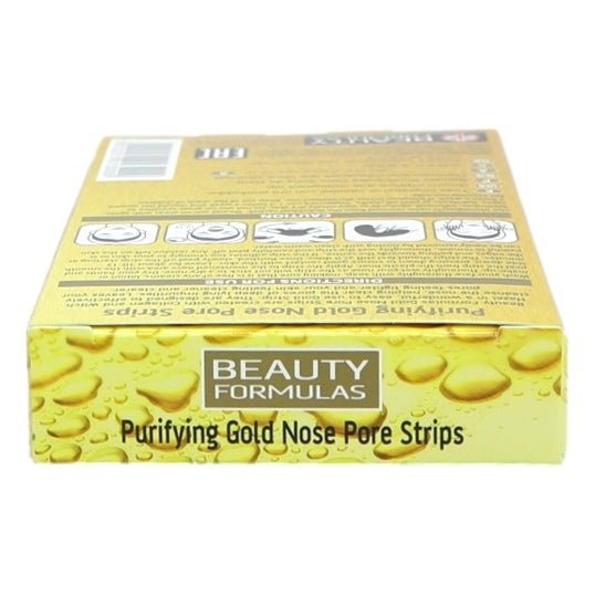 Beauty Formulas Gold Nose Pore Strips 6's - Intamarque - Wholesale 5012251013000