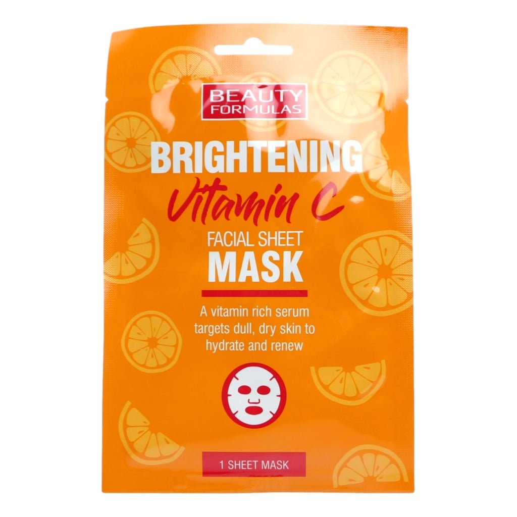 Vitamin C Brightening Facial Mask 1Pk - Intamarque - Wholesale 5012251013352