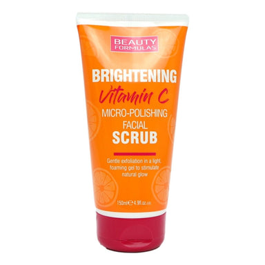 Beauty Formulas Vitamin C Brightening Facial Scrub - Intamarque - Wholesale 5012251013369