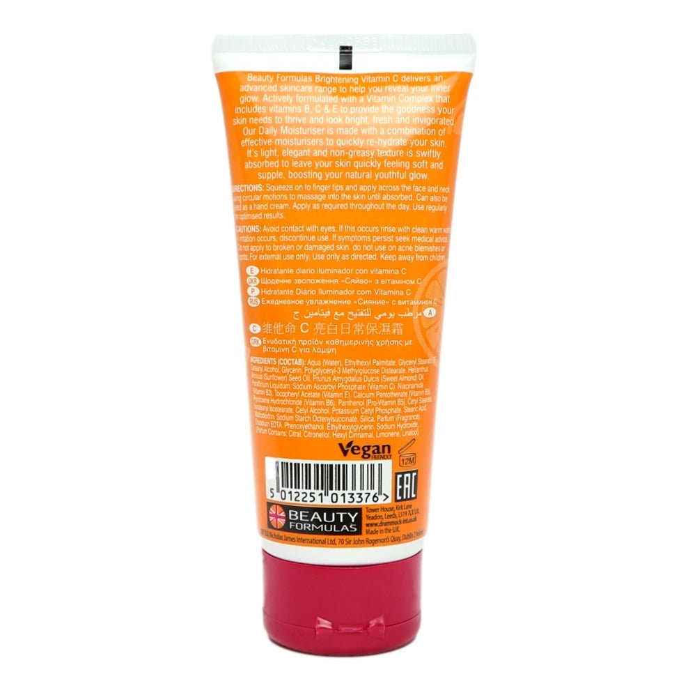 Beauty Formulas Vitamin C Brightening Daily Moisturiser - Intamarque - Wholesale 5012251013376