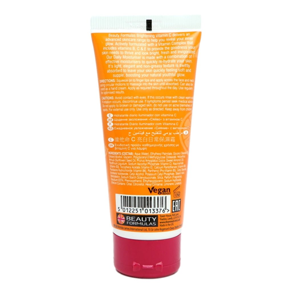 Beauty Formulas Vitamin C Brightening Daily Moisturiser - Intamarque - Wholesale 5012251013376