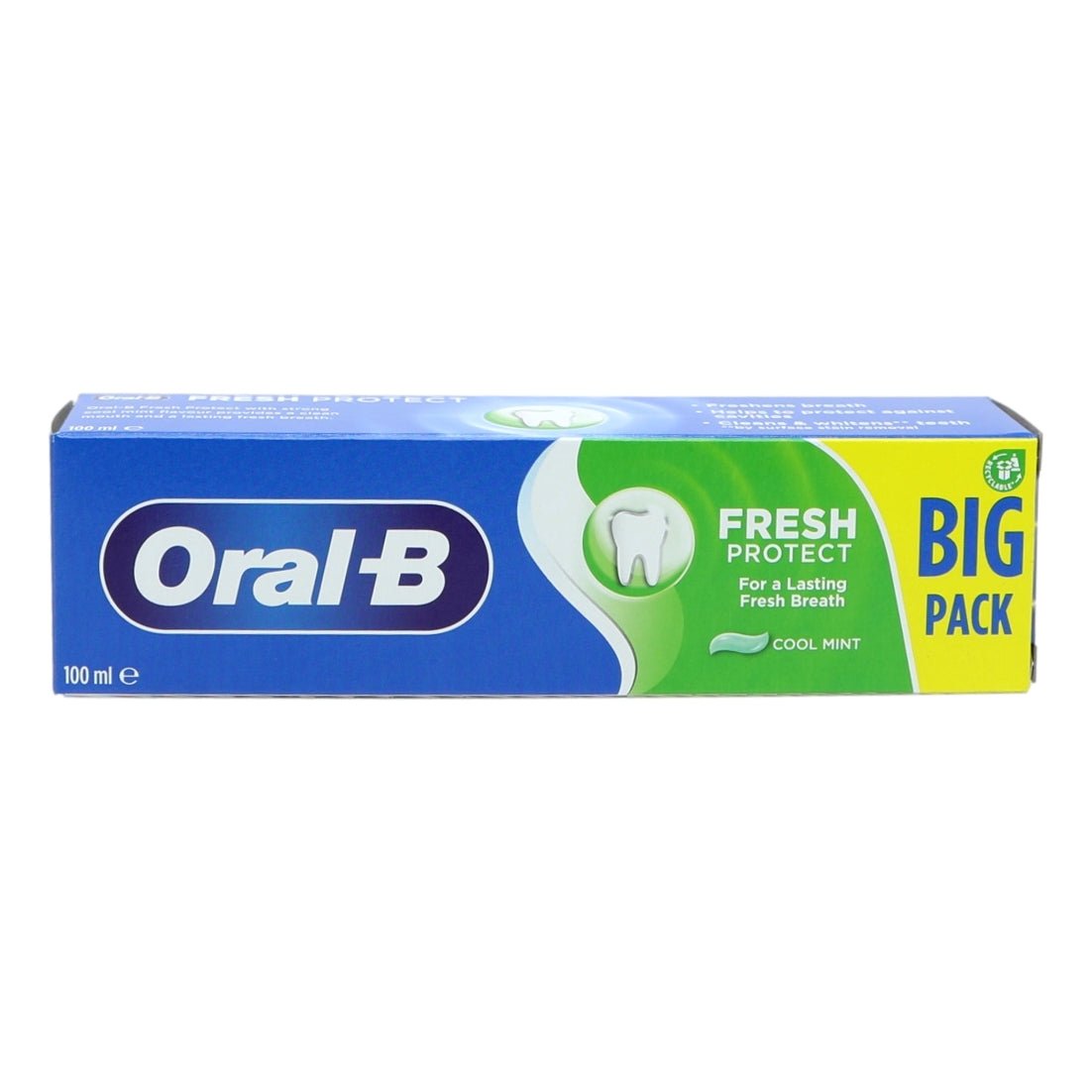 Oral B Toothpaste 100ml Fresh Protect Coolmint - Intamarque - Wholesale 5013965953354