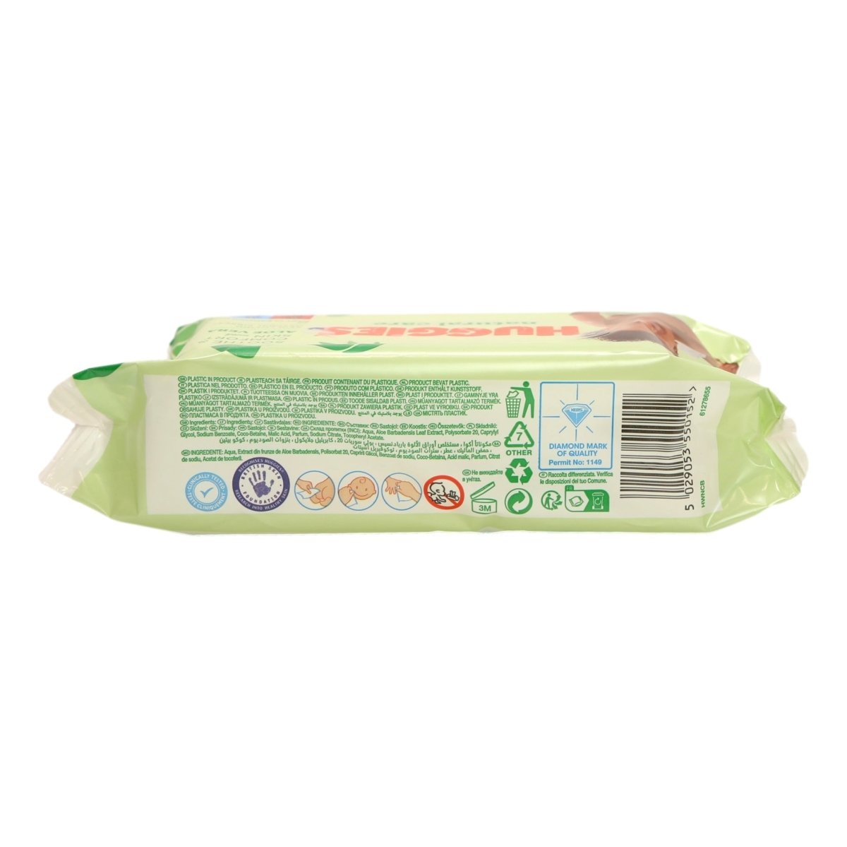 Huggies Baby Wipes 56s Natural Care. - Intamarque - Wholesale 5029053550152