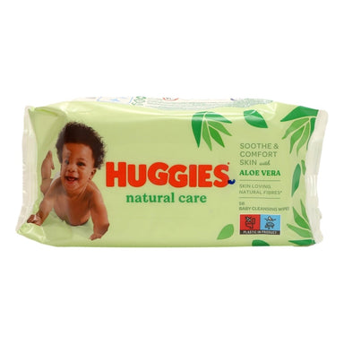 Huggies Baby Wipes 56s Natural Care. - Intamarque - Wholesale 5029053550152