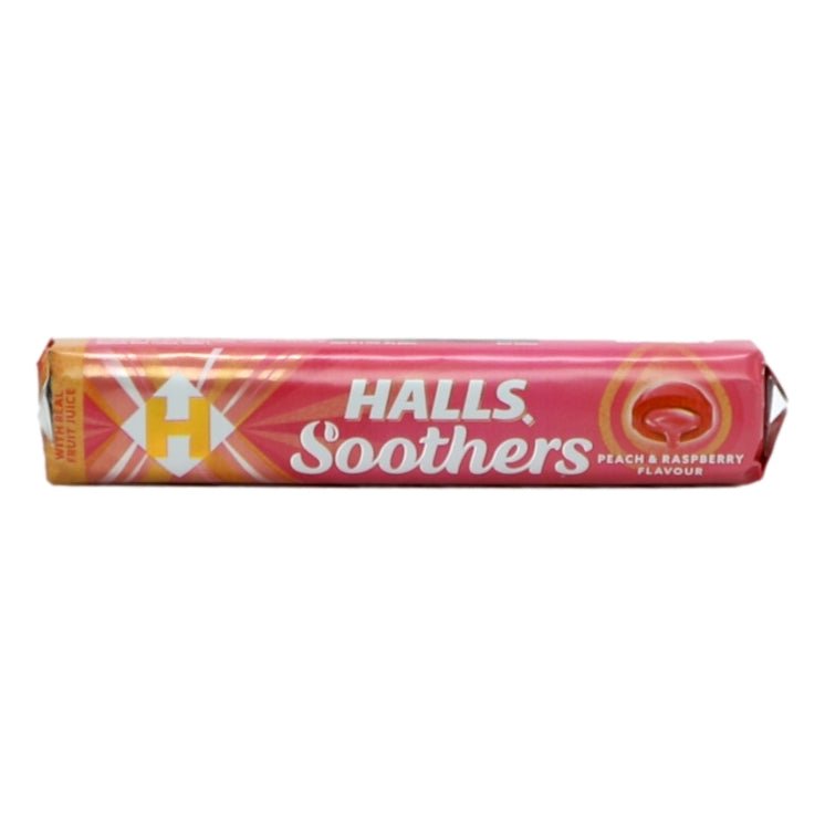 Halls Soothers Peach & Raspberry 45g - Intamarque - Wholesale 5034660508021