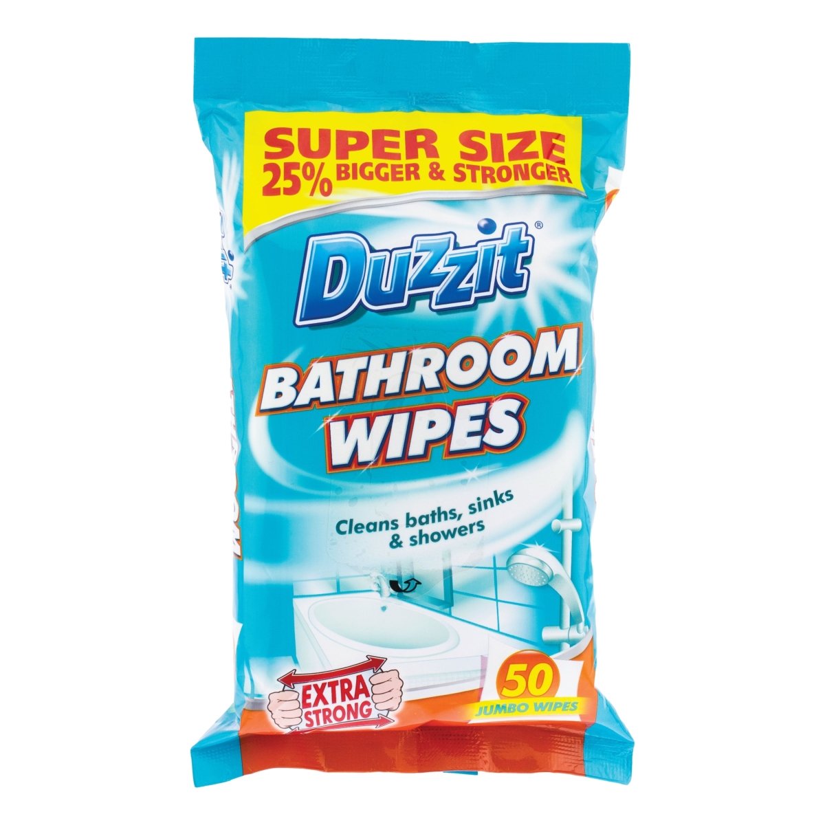 Duzzit Bathroom Wipes 50Pk - Intamarque - Wholesale 5050375011069