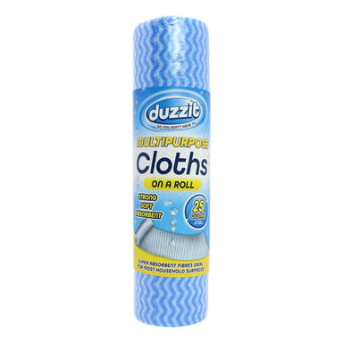 Duzzit Multipurpose Cloths On Roll 25pk - Intamarque - Wholesale 5050375043299