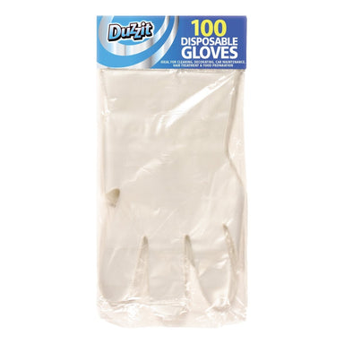 Duzzit Disposable Gloves 100Pk - Intamarque - Wholesale 5050375044432