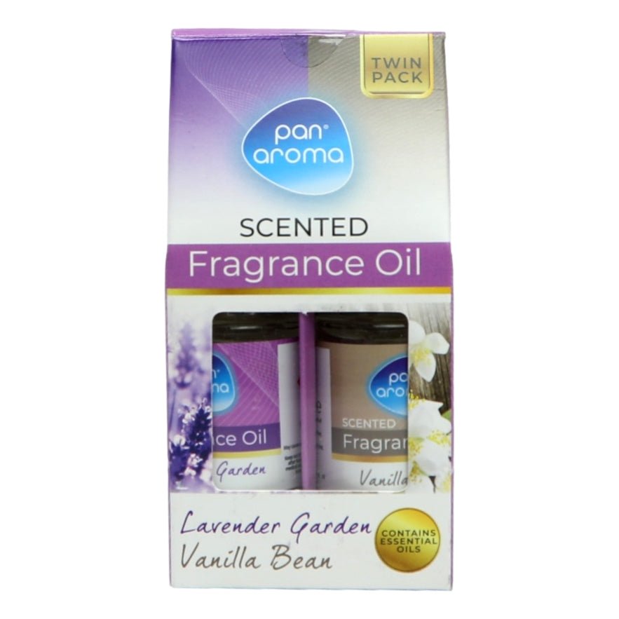 Pan Aroma Fragrance Oils 2pk Lavender/Vanilla - Intamarque - Wholesale 5050375125605