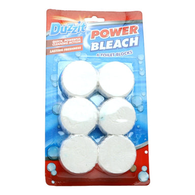 Duzzit Power Bleach Toilet Block 6pk - Intamarque - Wholesale 5053249008530