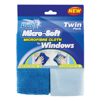 Duzzit Micro - Soft Window Cloth 2Pk - Intamarque - Wholesale 5053249008998