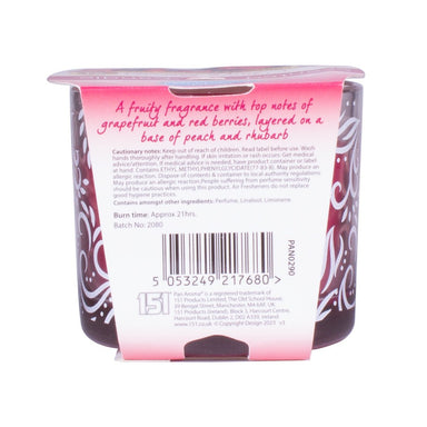 Pan Aroma Straight Edge Sleeve Wrap Candle - Wild Berries - Intamarque - Wholesale 5053249217680