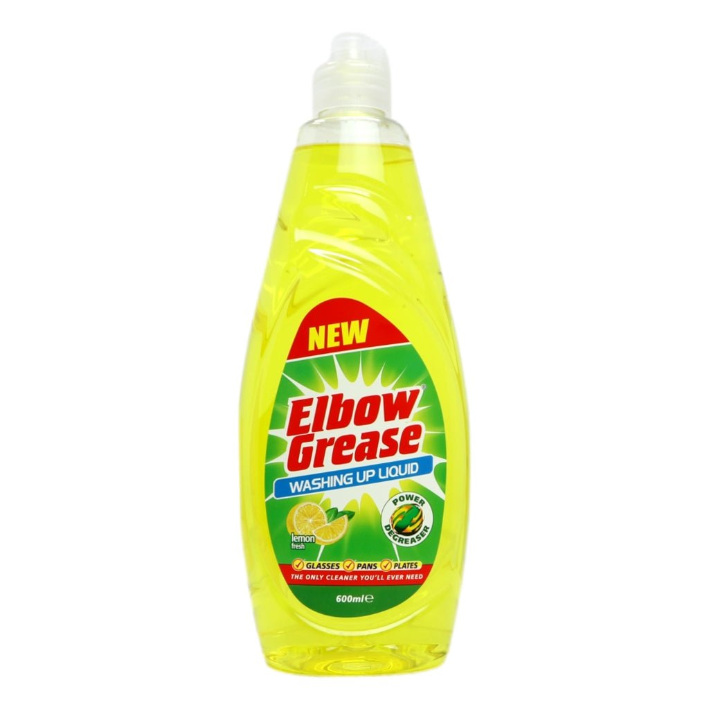 Elbow Grease Washing Up Liquid 600ml Lemon - Intamarque - Wholesale 5053249252735