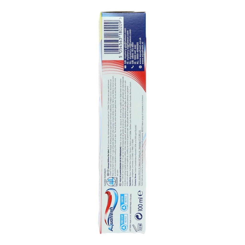 Aquafresh Toothpaste 100ml Triple Protection - Intamarque - Wholesale 5054563180209