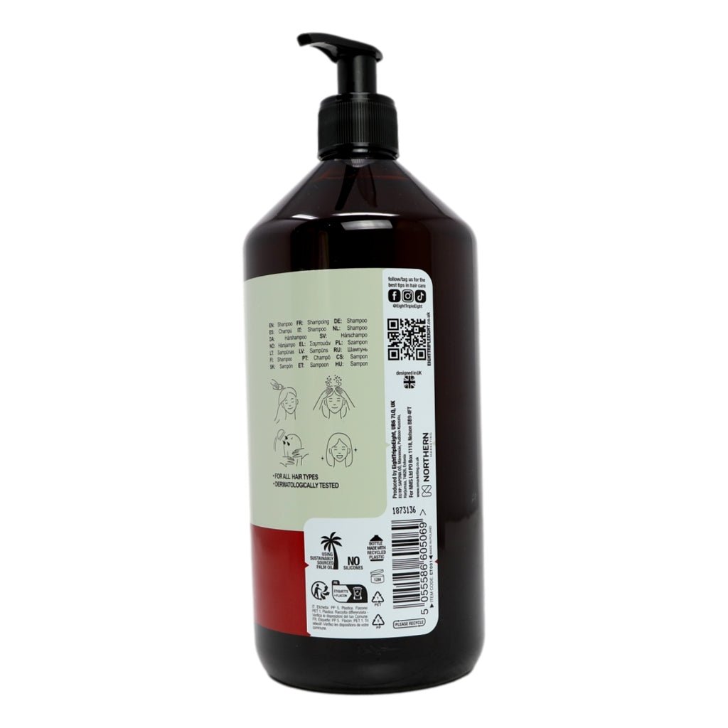 Eight Triple Eight Caffeine Shampoo 1 Litre - Intamarque - Wholesale 5055586605069