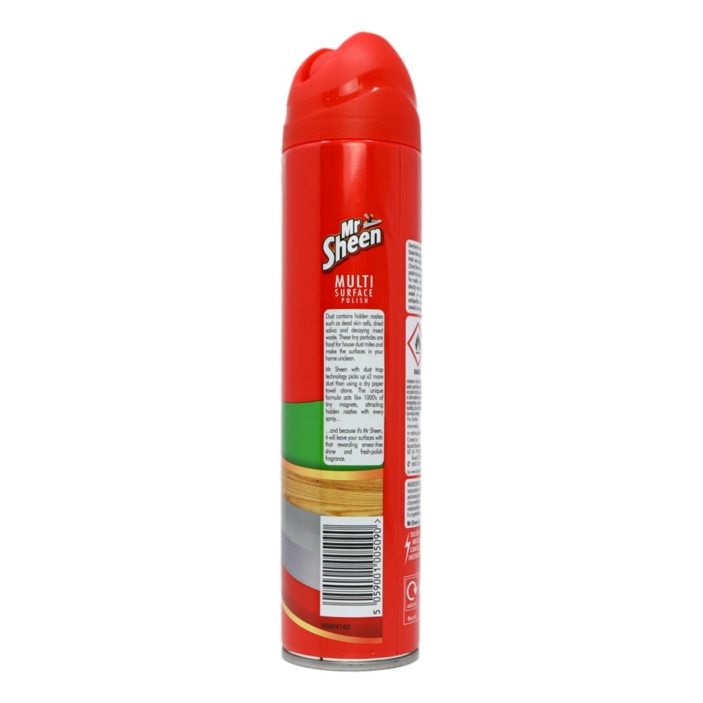 Mr Sheen Aerosol Multi Surface Polish 250ml Spring Fresh - Intamarque - Wholesale 5059001005090