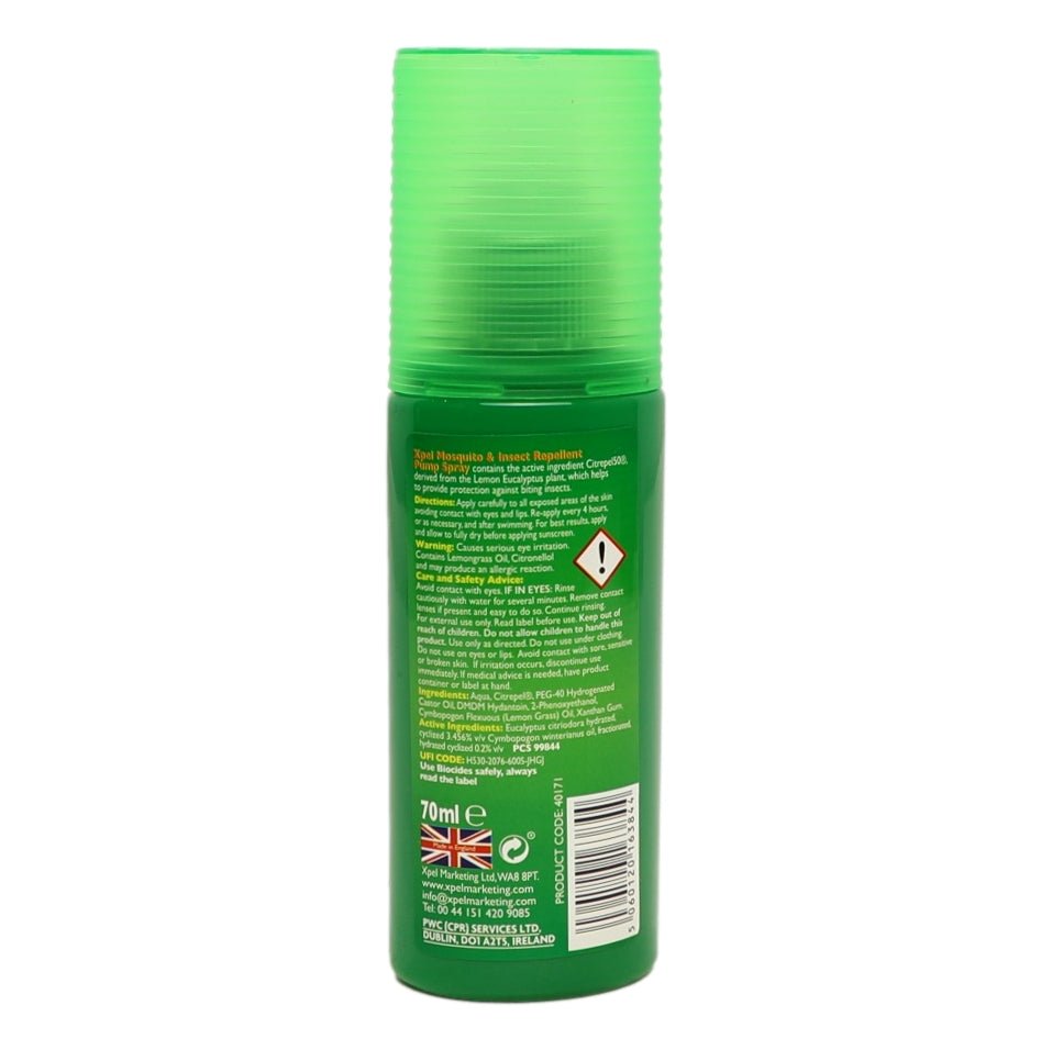 Xpel Mosquito Repellent Pump Spray 70ml - Intamarque - Wholesale 5060120163844