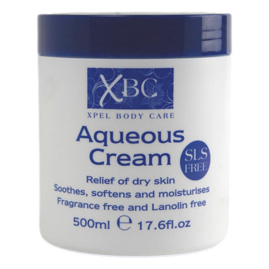 XBC Aqueous Cream Jar 500ml SLS Free - Intamarque - Wholesale 5060120167002