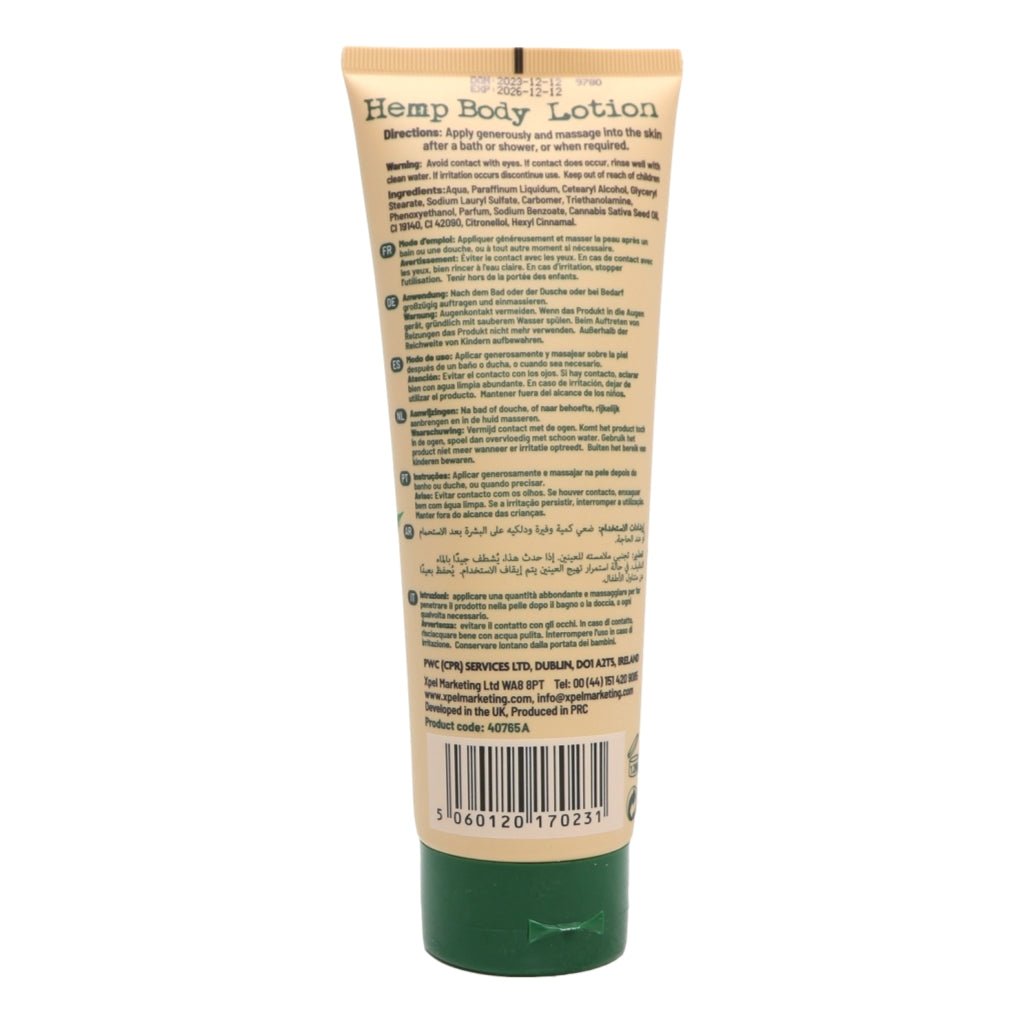 Hemp Body Lotion - Intamarque - Wholesale 5060120170231