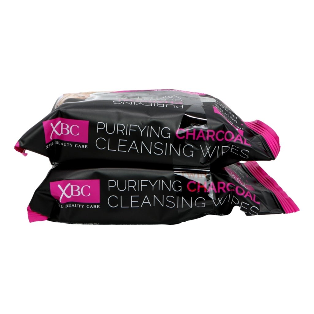 Xpel Charcoal Facial Wipes Twin - Intamarque - Wholesale 5060120176370