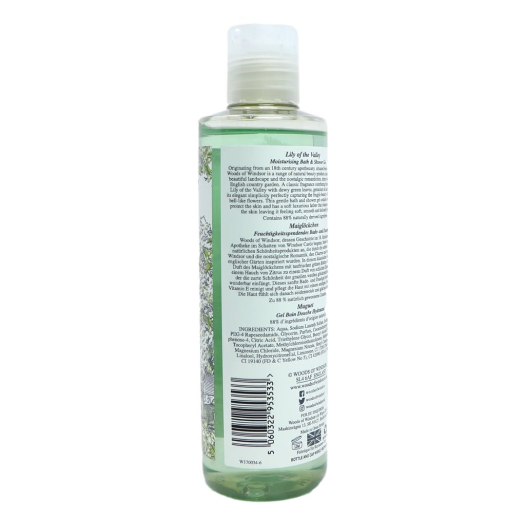 Woods of Windsor Bath & Shower Gel 250ml Lily Of The Valley - Intamarque - Wholesale 5060322953533