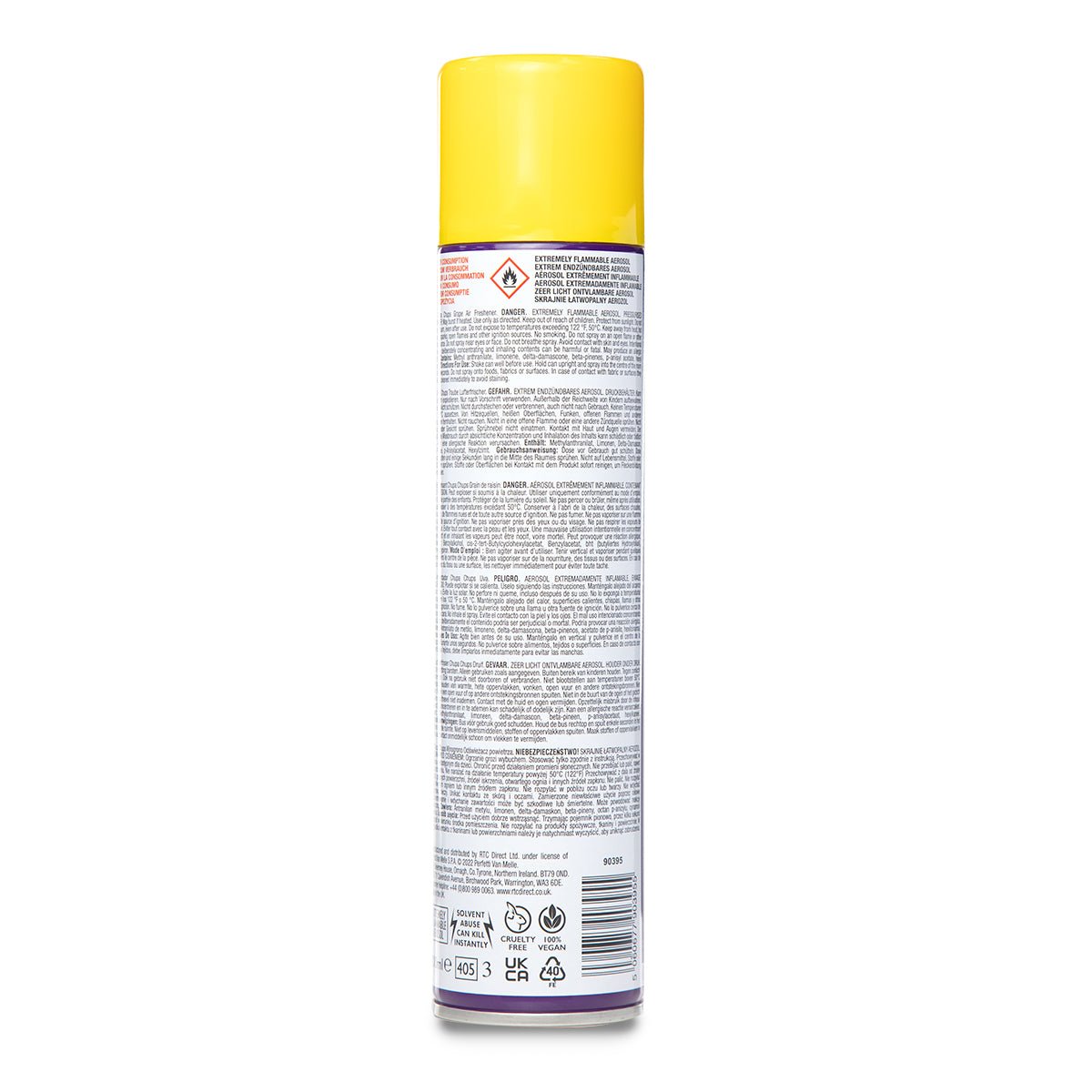 Chupa Chups 300ml Room Spray - Grape - Intamarque - Wholesale 5060677903955