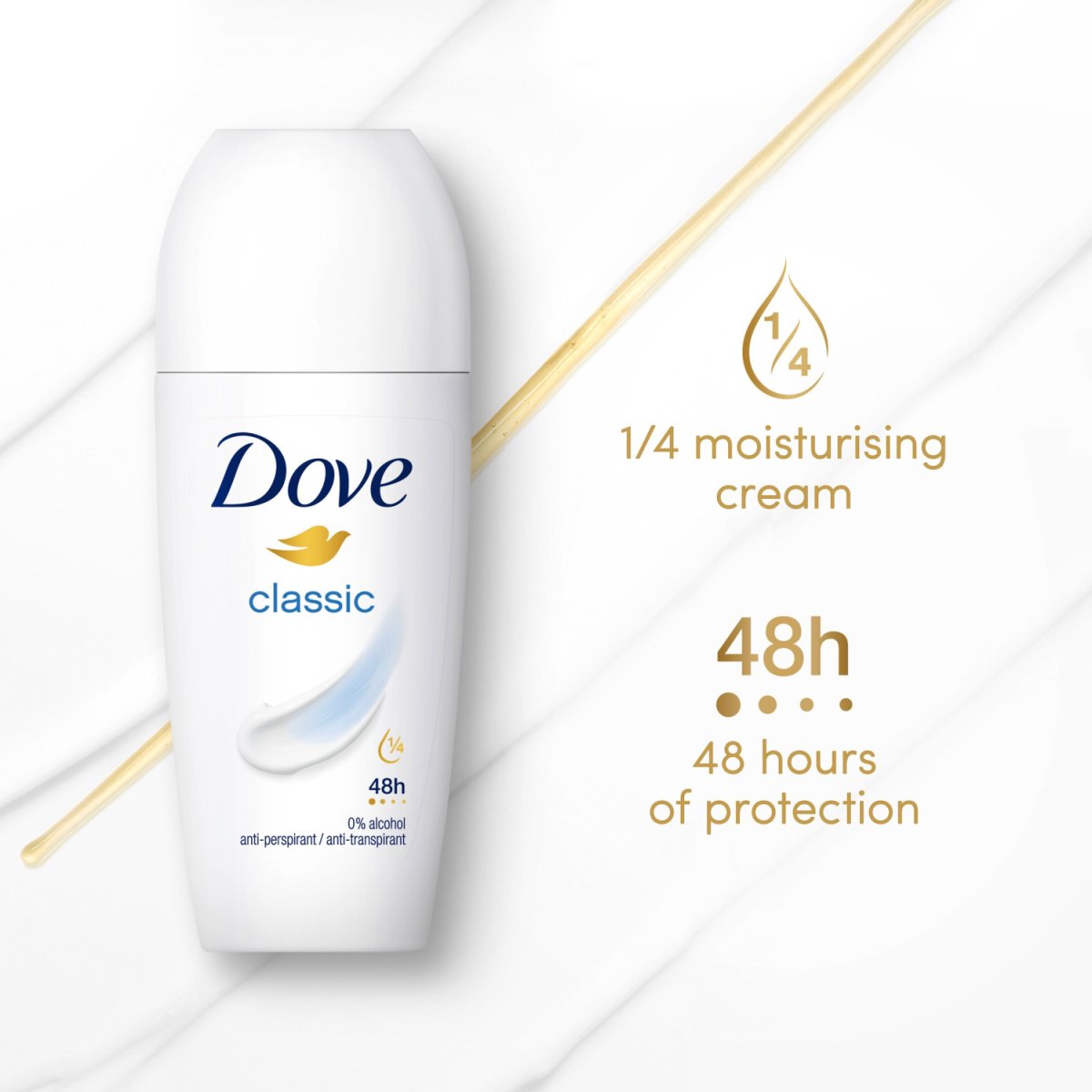 Dove Women Roll On 50ml Classic - Intamarque - Wholesale 59095361