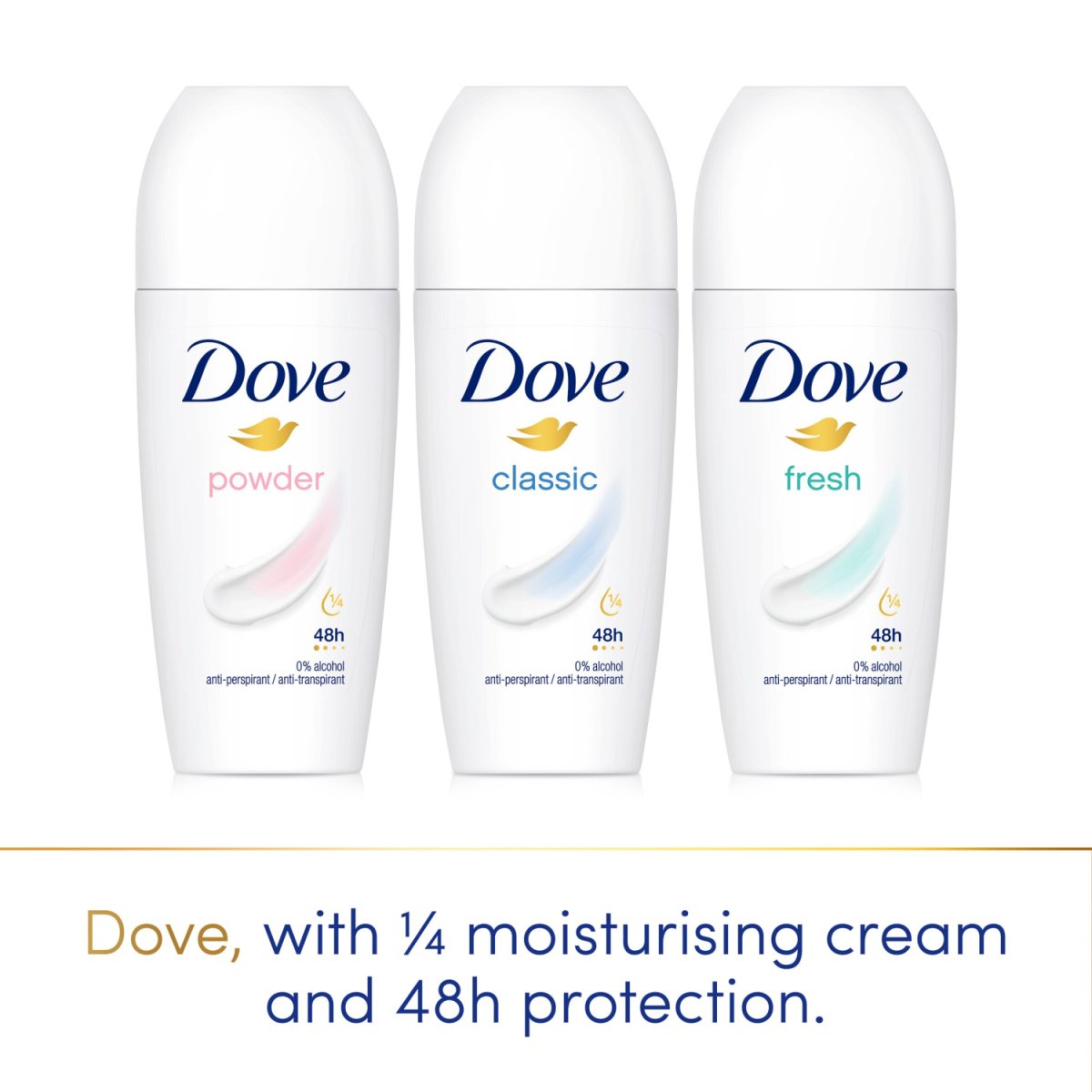 Dove Women Roll On 50ml Classic - Intamarque - Wholesale 59095361