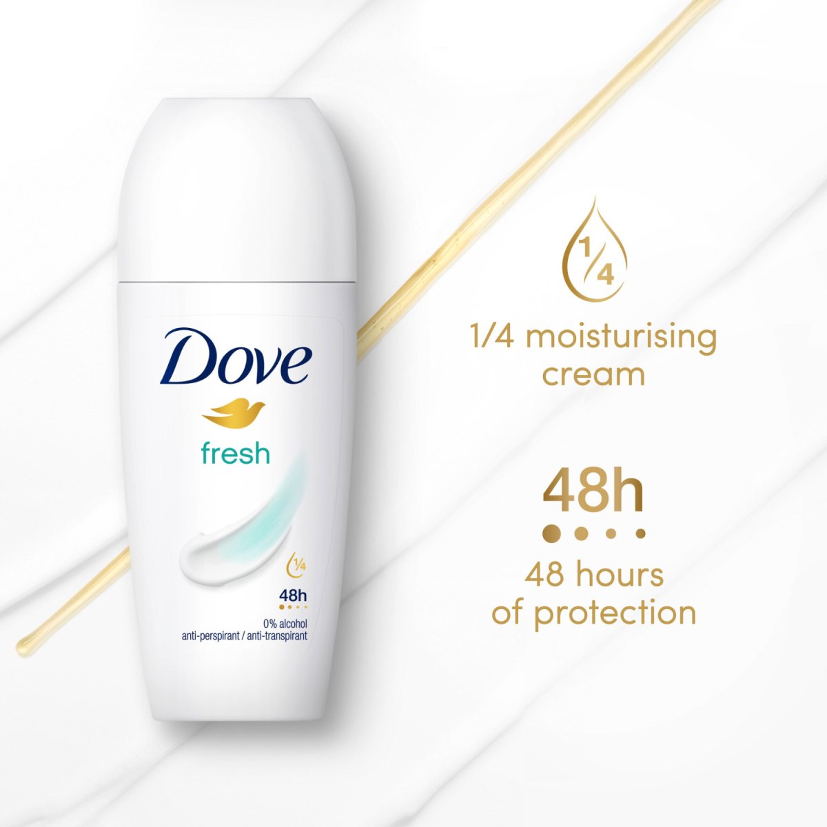 Dove Women Roll On 50ml Fresh - Intamarque - Wholesale 59095385