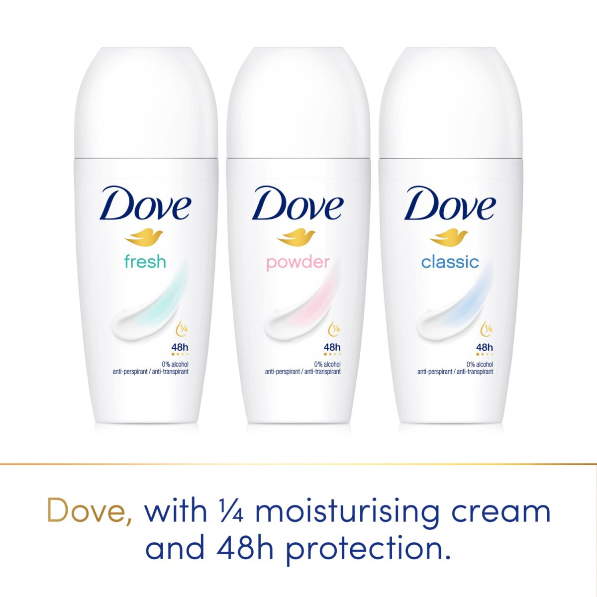 Dove Women Roll On 50ml Powder - Intamarque - Wholesale 59095408