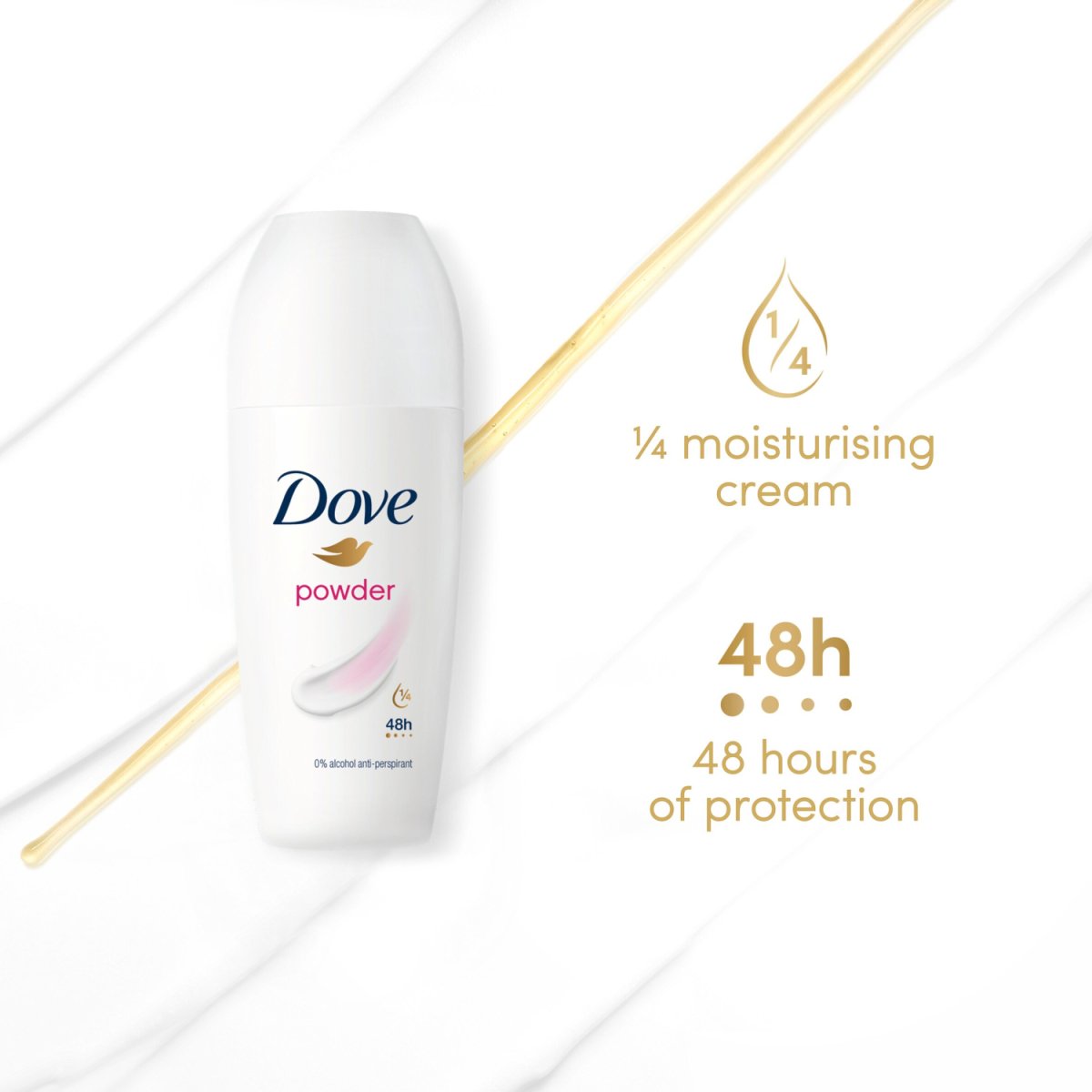 Dove Women Roll On 50ml Powder - Intamarque - Wholesale 59095408