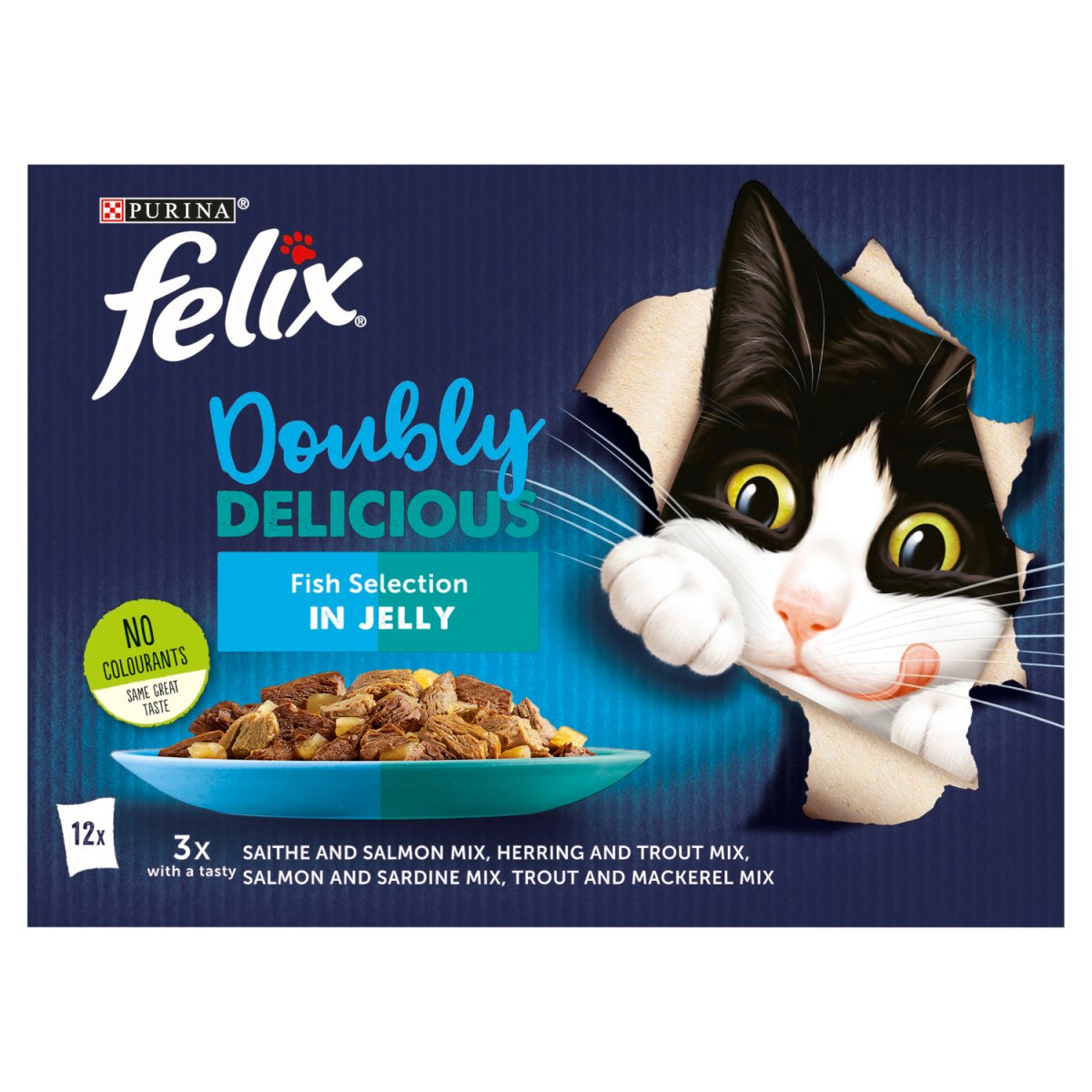 Felix As Good As It Gets 12pk Doubly Delicious Fish - Intamarque - Wholesale 7613033557859