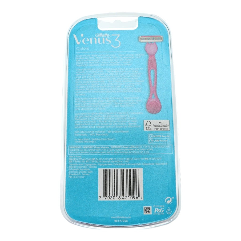 Gillette Venus 3 Disposable Razor 4s - Intamarque - Wholesale 7702018471096