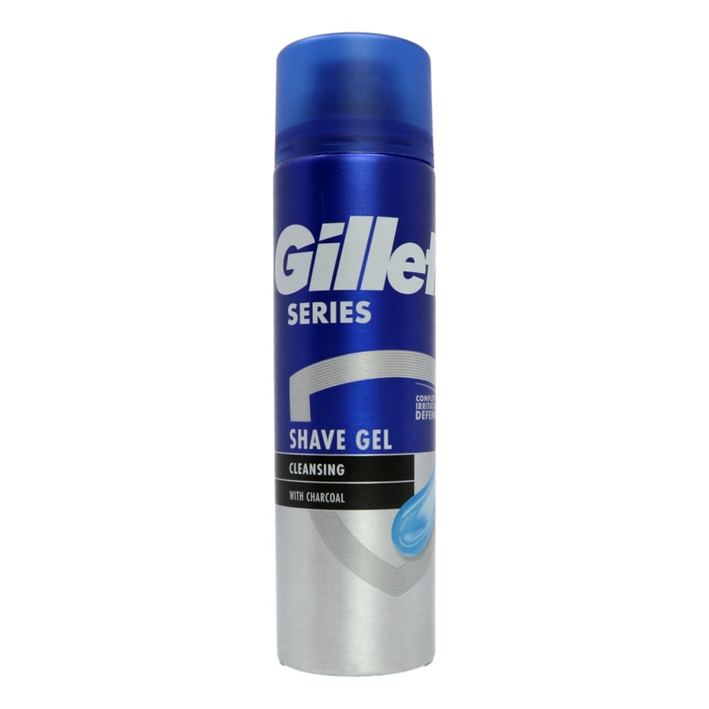 Gillette Series Shaving Gel 200ml Cleansing with Charcoal - Intamarque - Wholesale 7702018619696