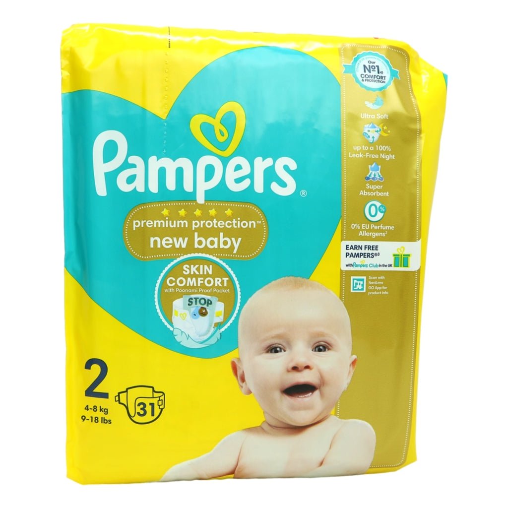 Pampers New Baby Taped Size 2 Carry Pack 31s - Intamarque - Wholesale 8001841859101