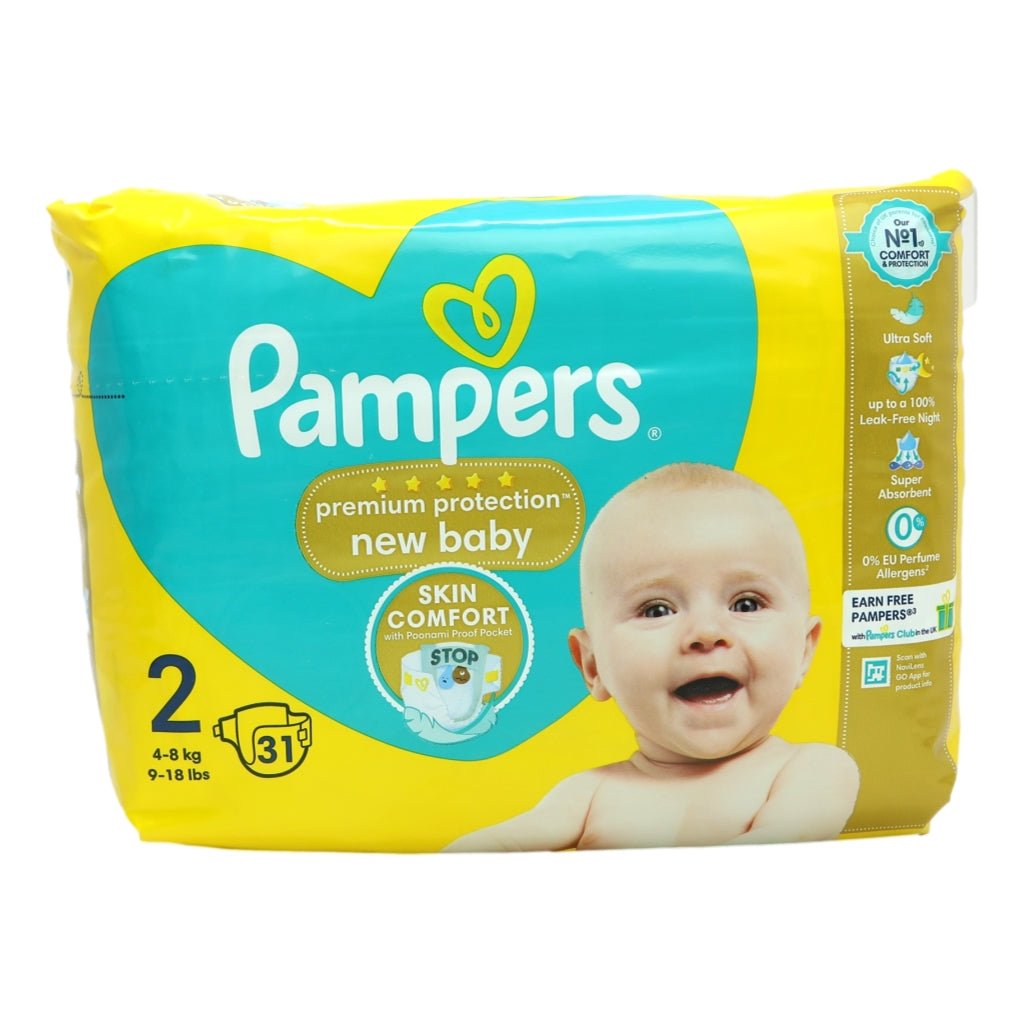 Pampers New Baby Taped Size 2 Carry Pack 31s - Intamarque - Wholesale 8001841859101