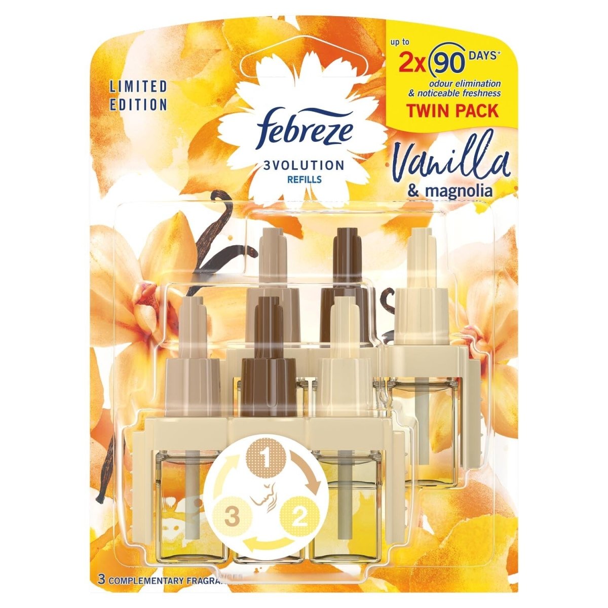 Febreze 3Volution Refill 20ml Twin Pack Vanilla and Magnolia - Intamarque - Wholesale 8006540171622