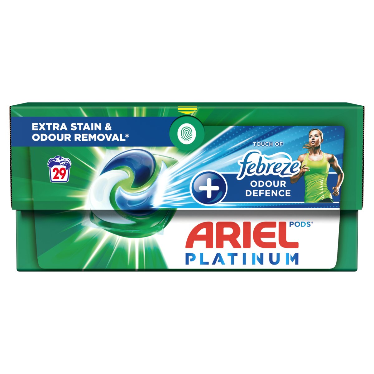 Ariel +Active Odour Defence All in 1 Pods 29 Washes - Intamarque - Wholesale 8006540899199