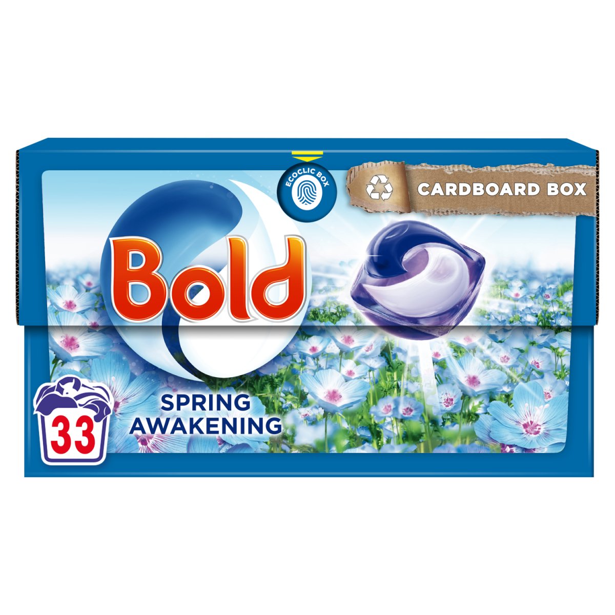 Bold All - In - 1 Pods Washing Liquid Capsules Spring Awakening 33 Washes - Intamarque - Wholesale 8006540918692