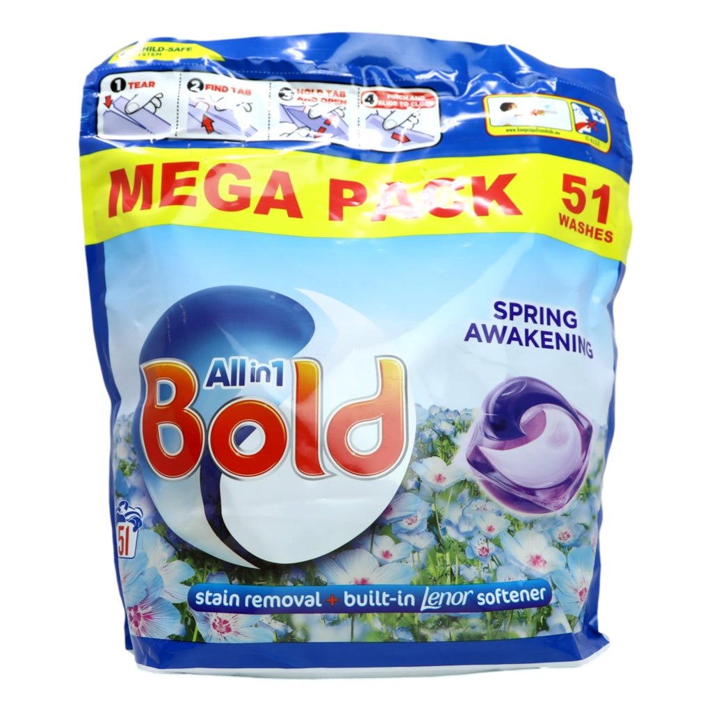 Bold All In 1 Pods Washing Capsules Spring Awakening 51 Washes - Intamarque - Wholesale 8006540918814