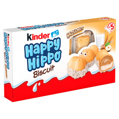 Kinder Happy Hippo Milk And Hazelnut Biscuits 5 X 20.7g - Intamarque - Wholesale 80136194