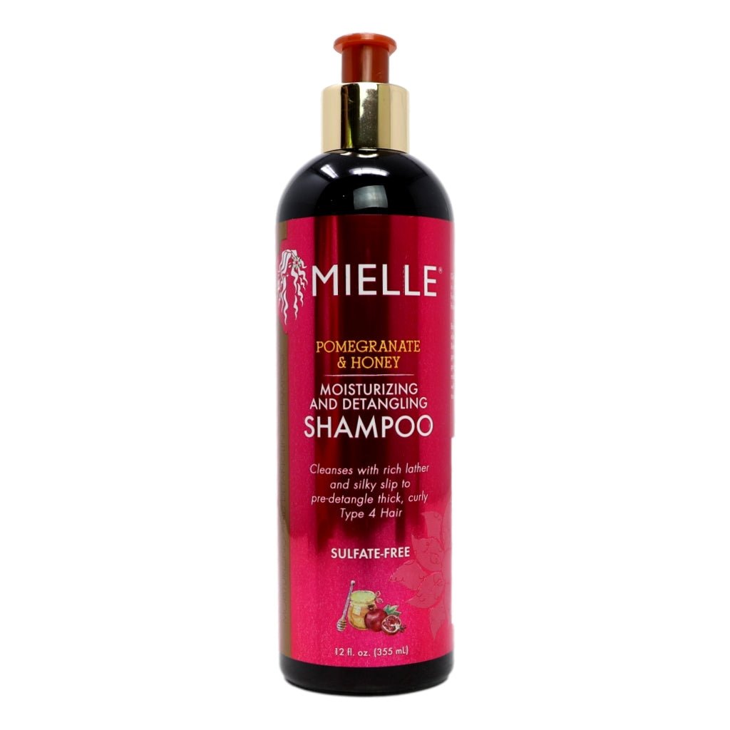 Mielle Pomegranate & Honey Moisturizing and Detangling Shampoo USA Label Export - Intamarque - Wholesale 854102006794