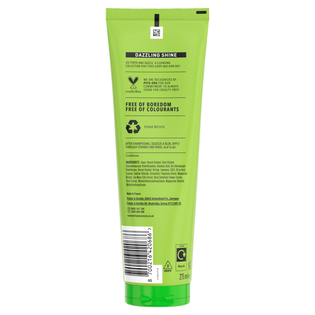 Herbal Essences Conditioner 275ml Dazzling Shine - Intamarque - Wholesale 8700216420686