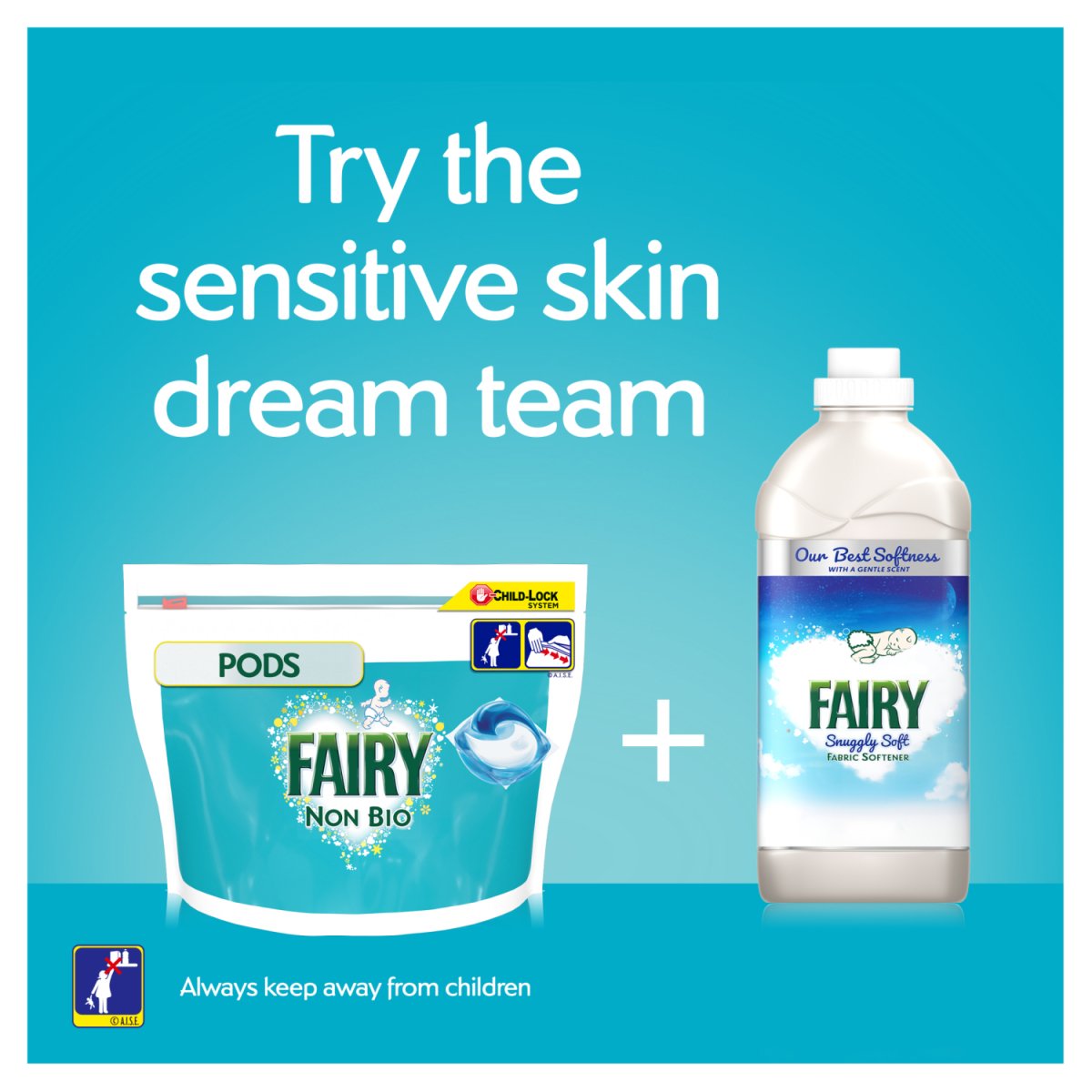 Fairy Non Bio Pods Washing Liquid Capsule For Sensitive Skin 25 Washes - Intamarque - Wholesale 8700216464192