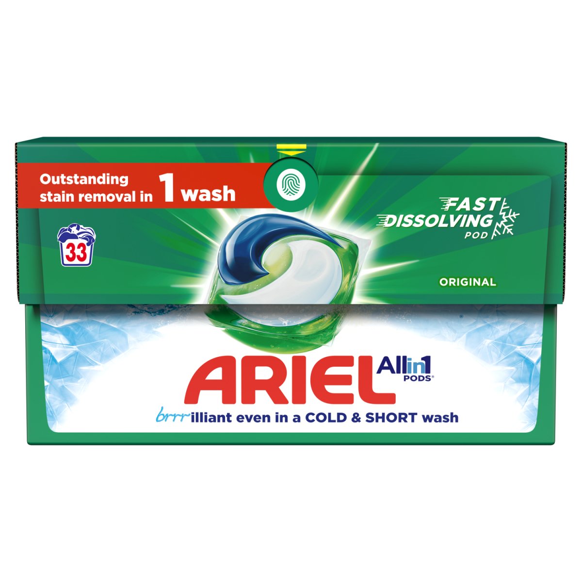 Ariel Original All In 1 Pods Washing Liquid Capsules 33 Washes - Intamarque - Wholesale 8700216464611